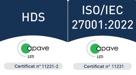 Certificat HDS - ISO27001