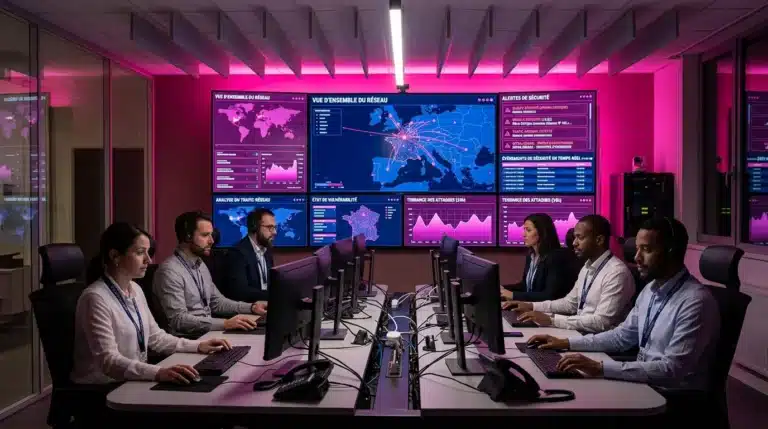 Centre de supervision de cybersécurité conforme à la directive NIS2 en France
