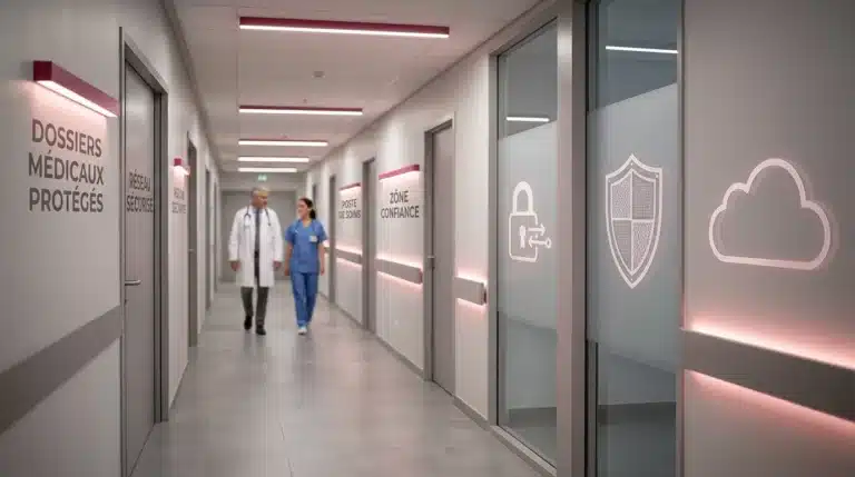 Sécurité informatique dans un établissement de santé conforme à la directive NIS2